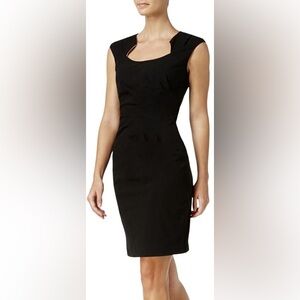 Calvin Klein Side Ruched Sheath Dress